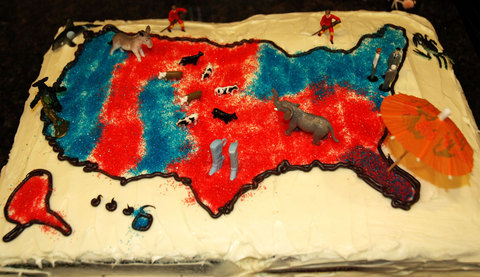 United states electoral cake